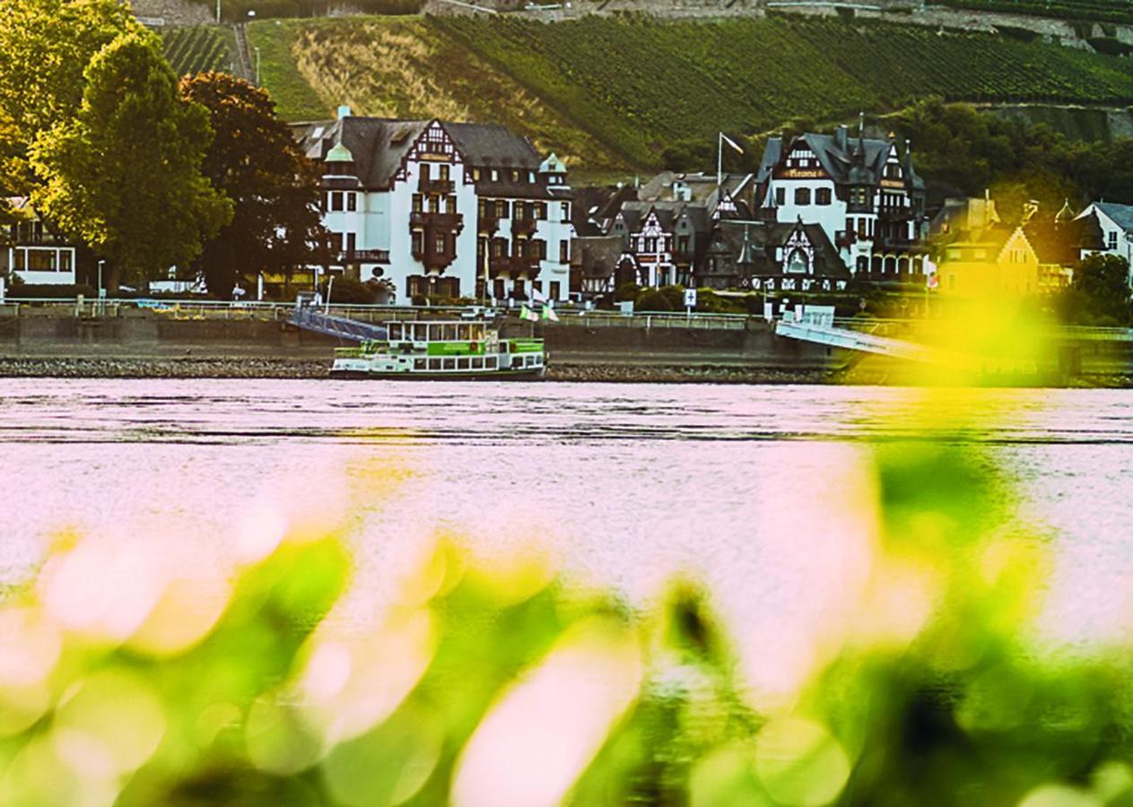 Hotel Krone Assmannshausen Rüdesheim am Rhein Buitenkant foto